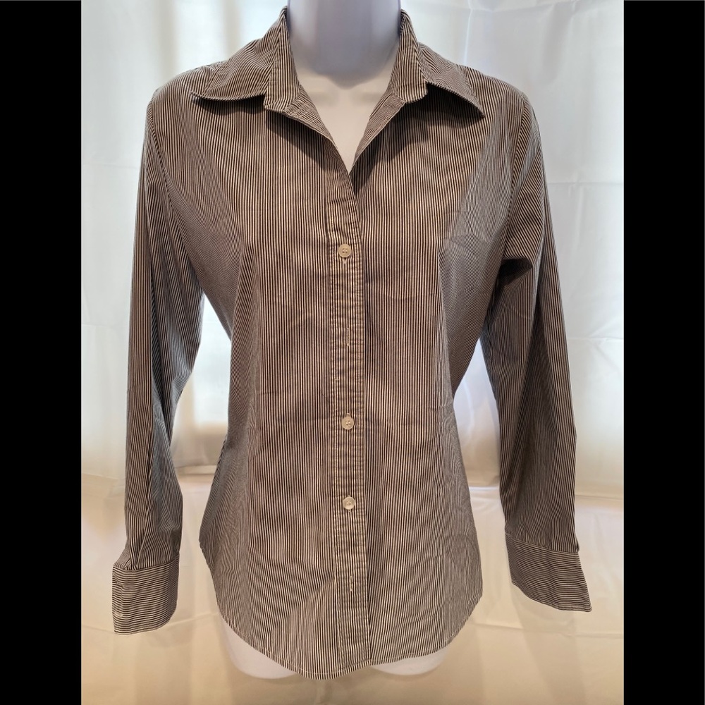 Pin Striped blouse marked down 25%